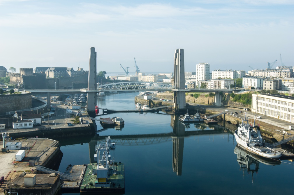 Port de commerce et centre-ville